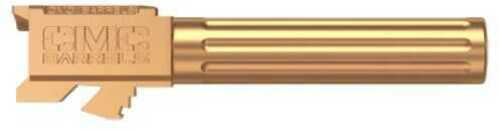 CMC Triggers for Glock 19 Gen 3-4 9mm Luger Match Grade Drop In Replacement Barrel Fluted/Non-Threaded Bronze Finish